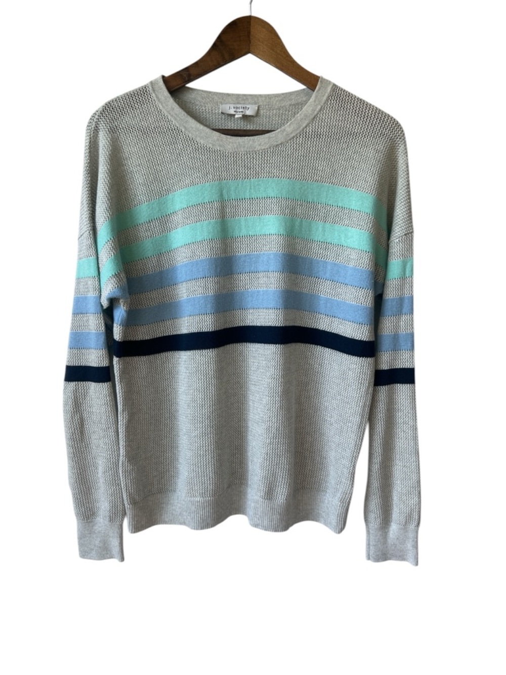 J. Society Long Sleeve Open Knit Sweater Women’s size Medium